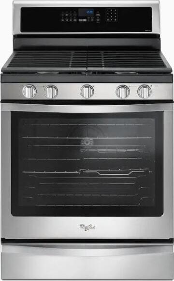 Whirlpool 30 Inch Natural Gas Freestanding Range, in Stainless Steel
