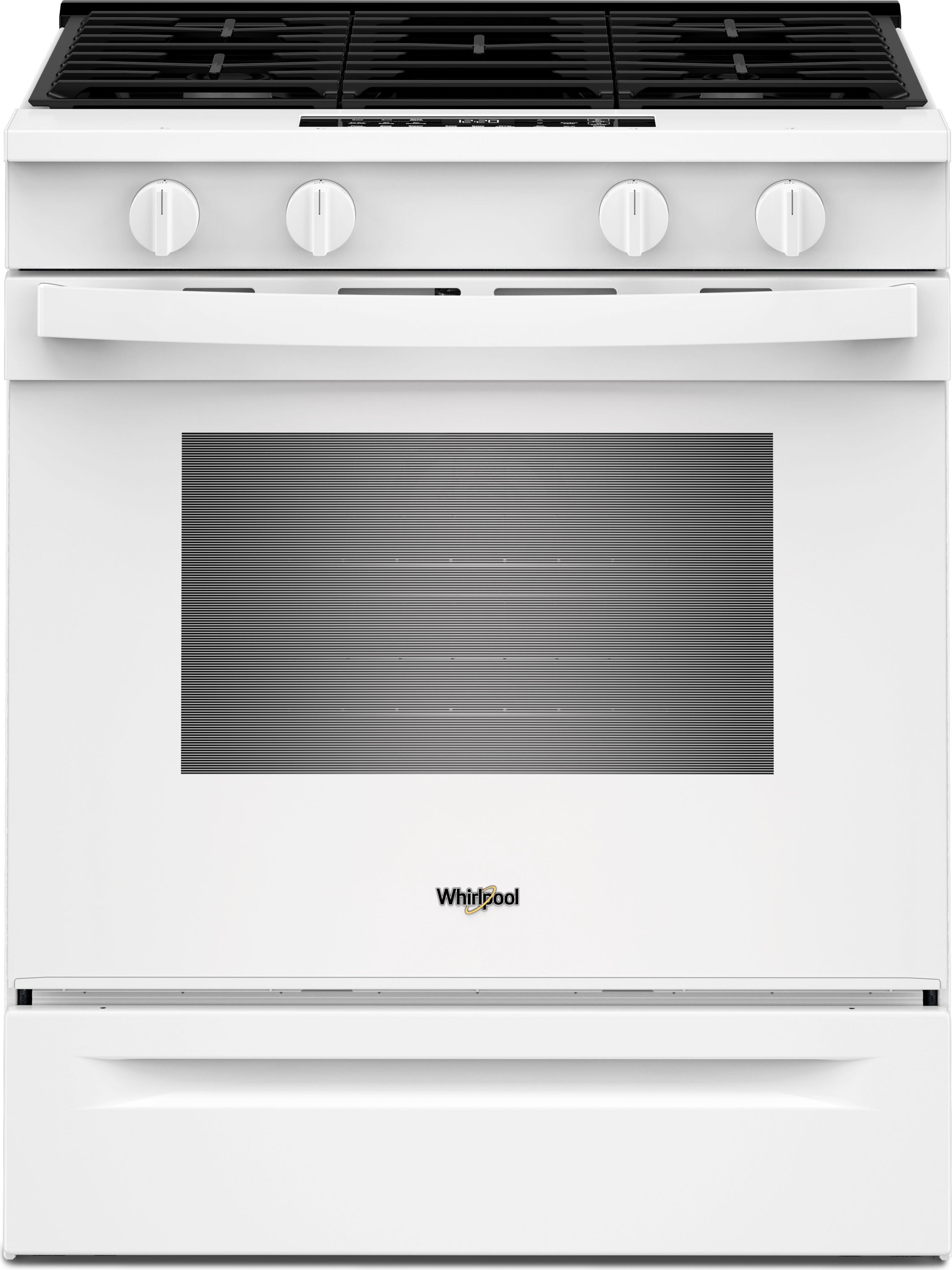Whirlpool 30 inch 5 Cu. Ft. Smart Slide-In Gas Range With Air Cooking Technology And Steam Clean: Wsgs4530tx