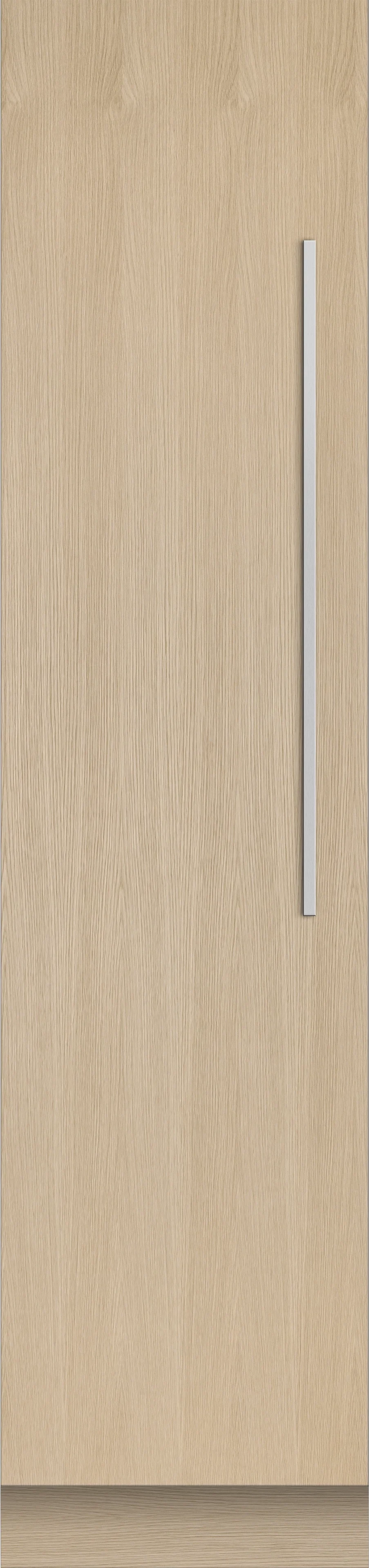 Fisher Paykel Integrated 18" 7.8 Cu. Ft. Custom Panel Built-In Column Freezer with Stainless Steel Interior - Left Hinge, Energy Star