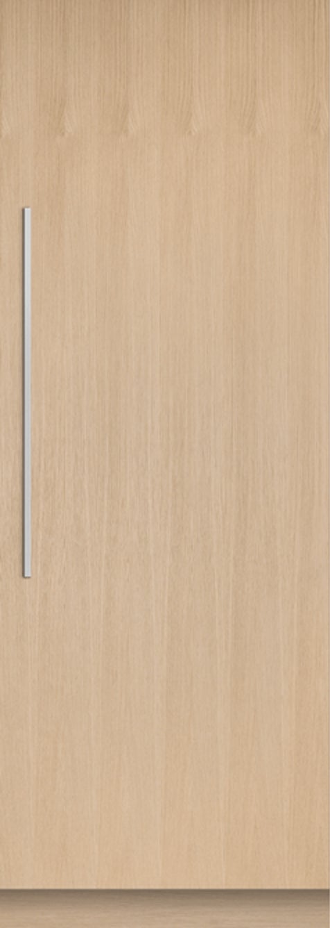 Fisher Paykel Integrated 30" 15.6 cu. Ft. Custom Panel Built-In Column Freezer with White Steel Interior - Right Hinge, Energy Star