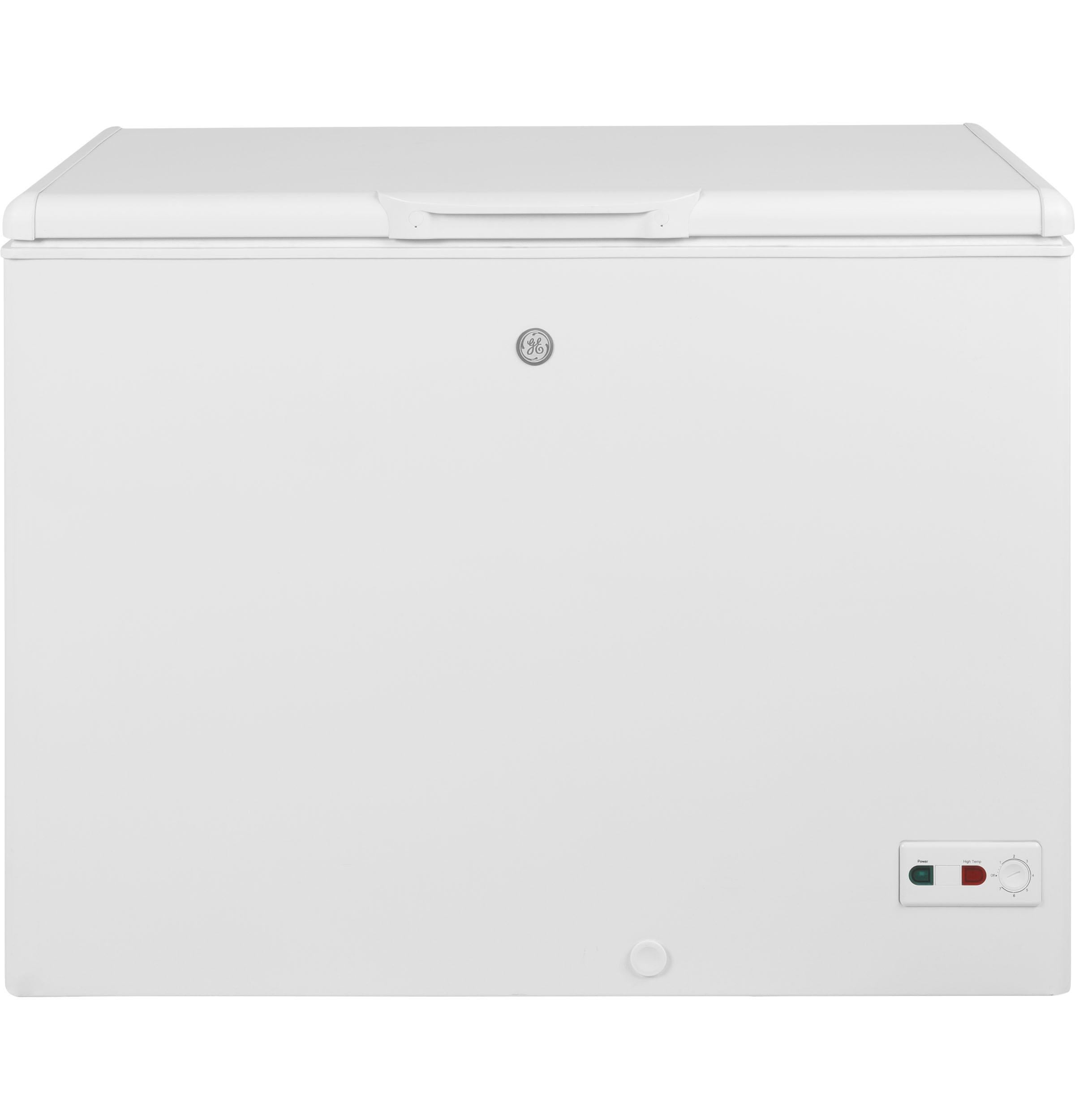 GE 44 Inch Freestanding Chest Counter Depth Freezer, in White