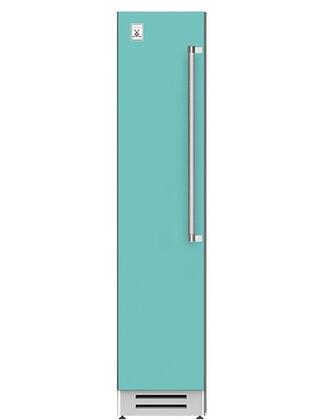 Hestan KFCL18TQ  18 Inch Built-In Column Counter Depth Freezer, in Bora Bora Turquoise