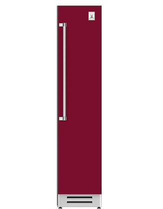 Hestan KFCR18BG  18 Inch Built-In Column Counter Depth Freezer, in Tin Roof Burgundy
