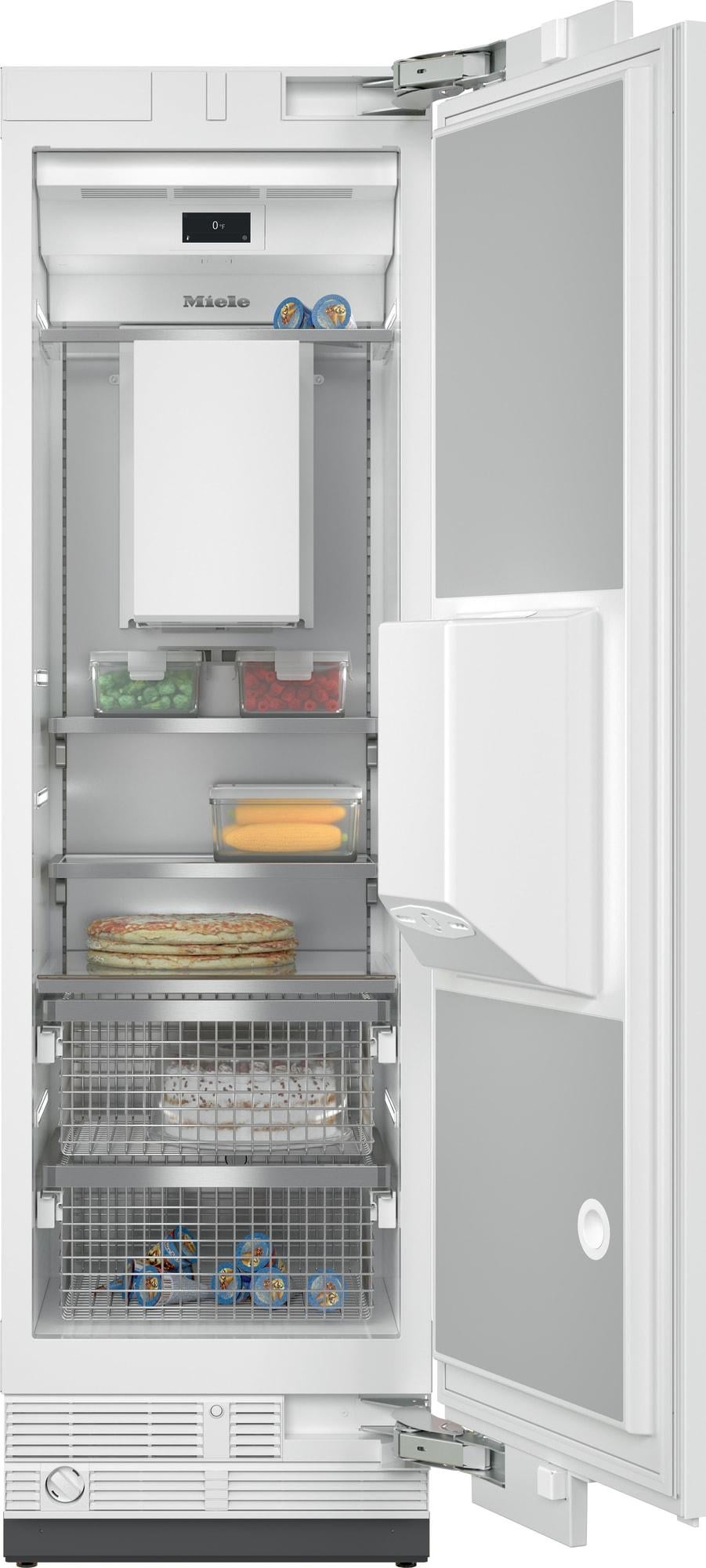 Miele F2662VI MasterCool Series 24 Inch Built-In Column Counter Depth Freezer, in Panel Ready
