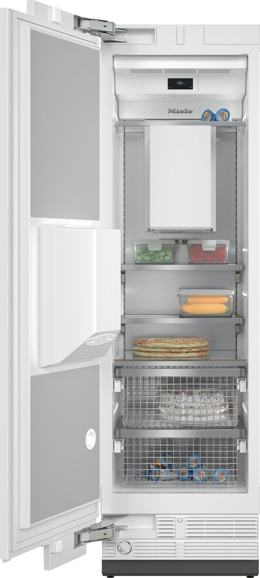 Miele F2672VI MasterCool Series 24 Inch Built-In Column Counter Depth Freezer, in Panel Ready