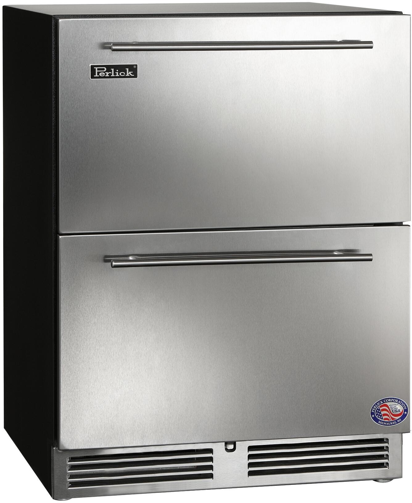 Perlick HA24FB45DL ADA Compliant Series 24 Inch Built-In Drawer Counter Depth Freezer
