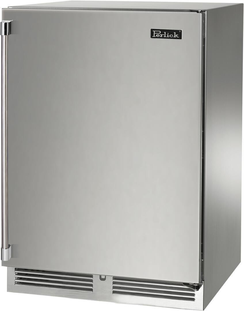 Perlick HP24FS41R  Signature Series 24 Inch Built-In Compact Counter Depth Freezer, in Stainless Steel