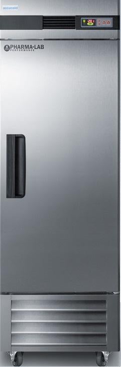 Summit Performance 28" 23.0 cu.ft. Stainless Steel Pharmaceutical Reach-In Freezer - With Lock