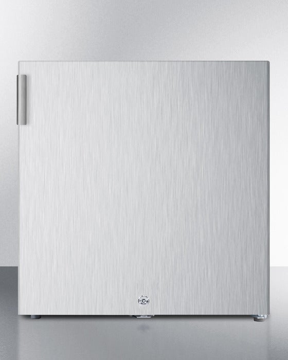 Summit 19" 1.4 cu. ft. Stainless Steel Freestanding Compact Freezer