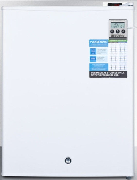 Summit Accucold 1.8 Cu. Ft. White Compact Countertop Freezer