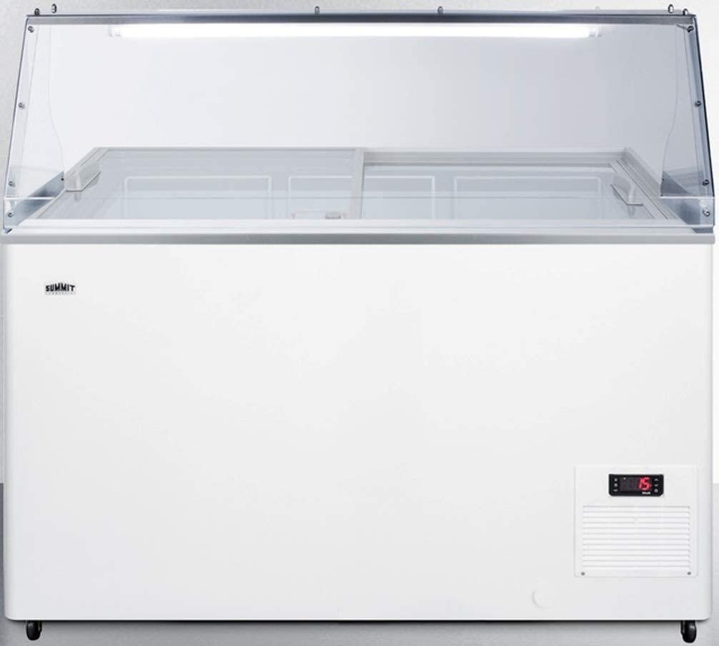 Summit Commercial 43" 11.7 cu.ft. White Chest Freezer with Lock