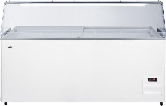 Summit Commercial 61" 17.8 cu.ft. White Chest Freezer - With Lock