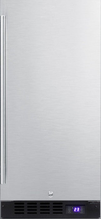 Summit 15 Inch Freestanding or Built In Upright Counter Depth Freezer