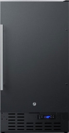 Summit 18" 2.7 cu. ft. Black Undercounter Compact Freezer
