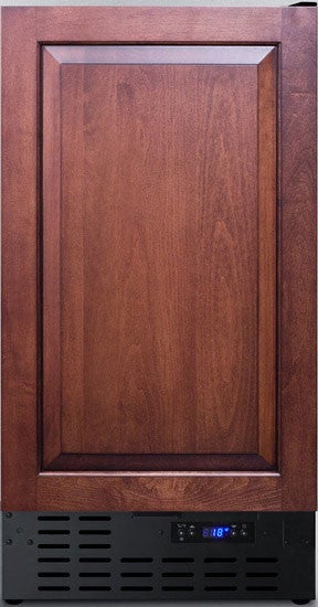 Summit 18" 2.7 cu. ft. Custom Panel Undercounter Compact Freezer - ADA Compliant