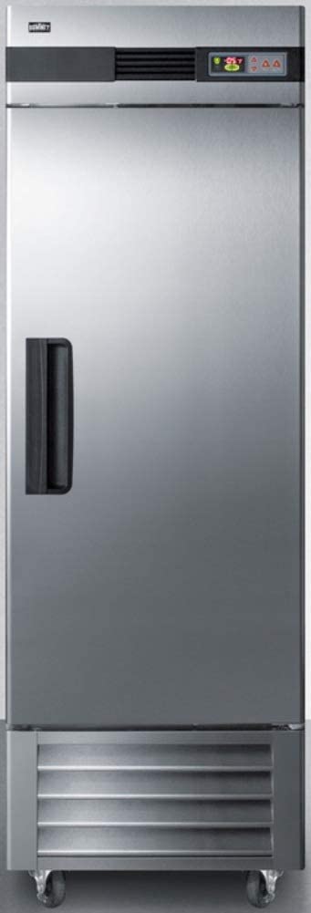 Summit Commercial 28" 23.0 cu.ft. Stainless Steel Reach-In Freezer - With Lock