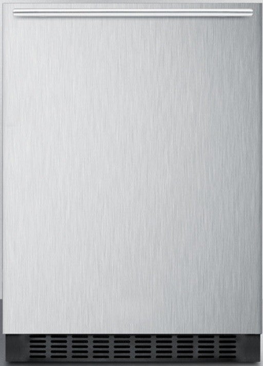 Summit 24" 4.72 cu. ft. Stainless Steel Undercounter Compact Freezer