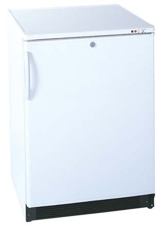 Summit 24" 4.0 cu. ft. White Undercounter Upright Freezer