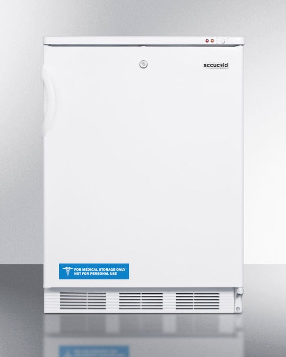 Summit 24" 3.5 cu. ft. White Undercounter Compact Freezer