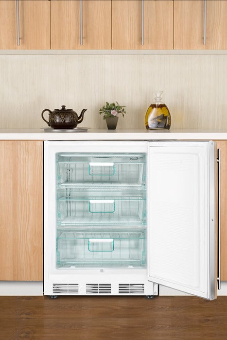 Summit 24 Inch Freestanding Upright Counter Depth Freezer