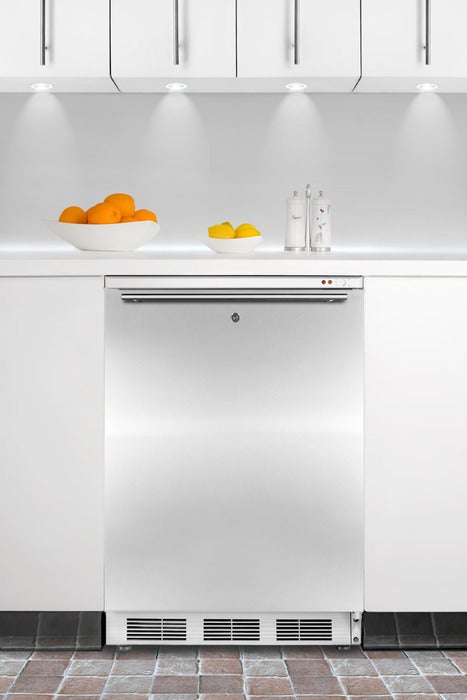 Summit AccuCold 24" 3.5 cu. ft. Stainless Steel Built-In Undercounter Pharmaceutical Freezer