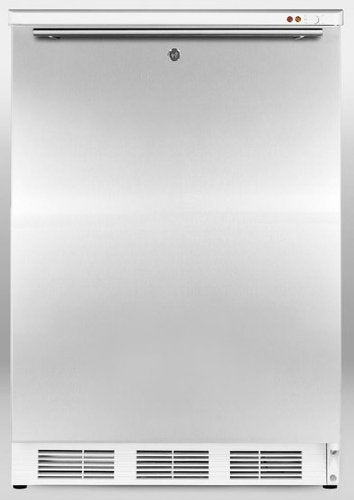 Summit Med 24" 3.5 cu. ft. Stainless Steel Undercounter Upright Freezer