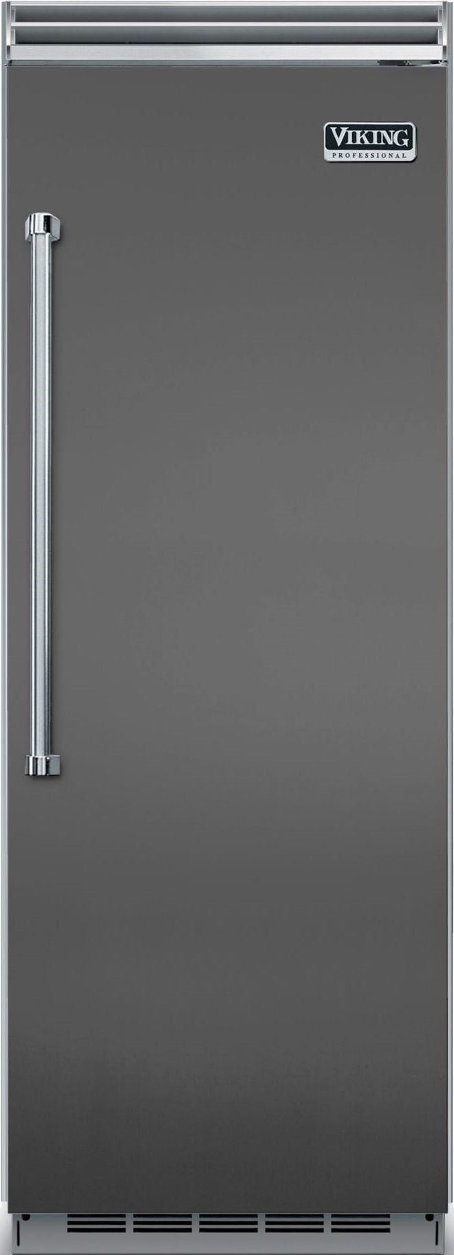 Viking VCFB5303RDG 5 Series 30 Inch Damascus Grey Built-In Upright Counter Depth Freezer