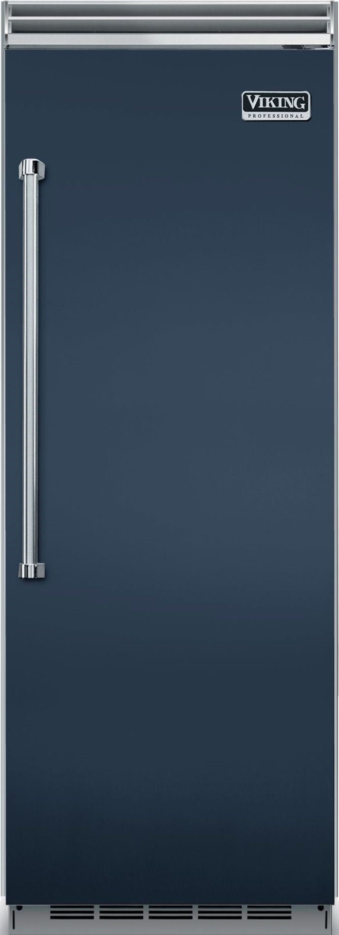 Viking VCFB5303RSB 5 Series 30 Inch Slate Blue Built-In Upright Counter Depth Freezer