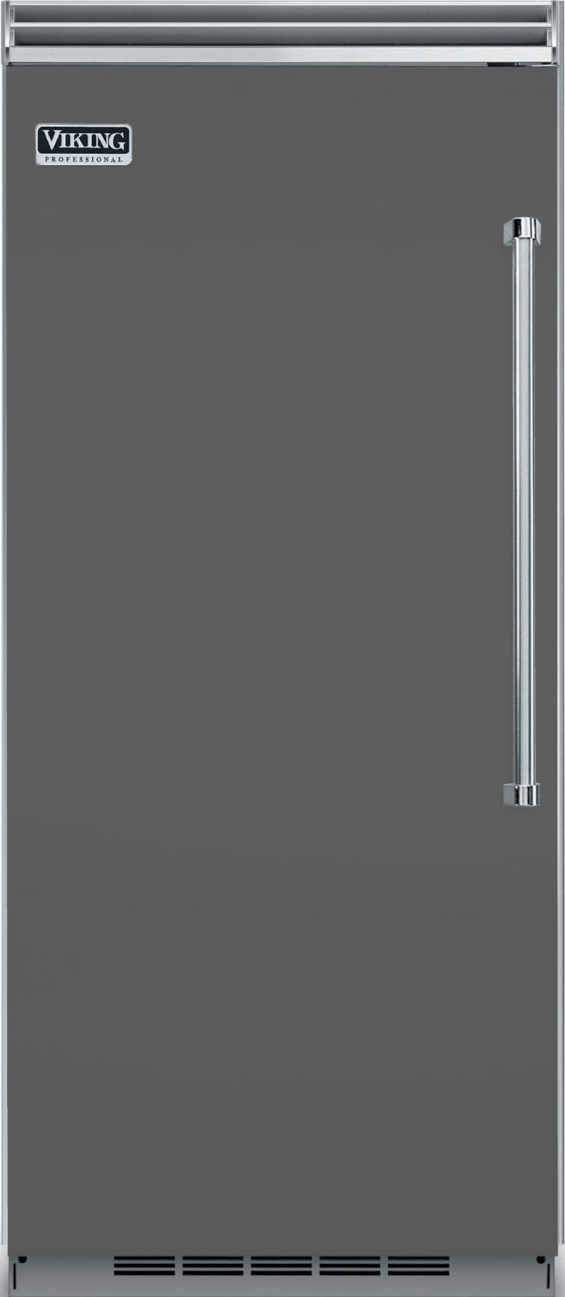 Viking VCFB5363LDG 5 Series 36 Inch Damascus Grey Built-In Upright Counter Depth Freezer