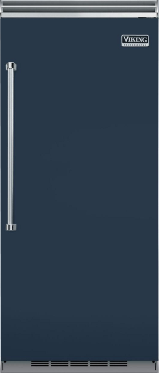 Viking VCFB5363RSB 5 Series 36 Inch Slate Blue Built-In Upright Counter Depth Freezer