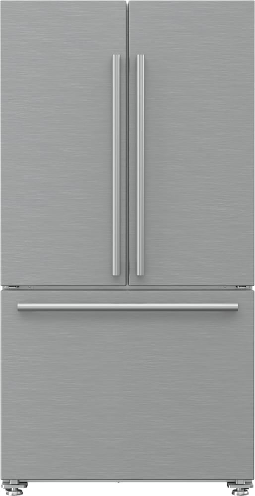 Blomberg 30 Inch French Door Refrigerator: Stainless Steel With Ice Maker