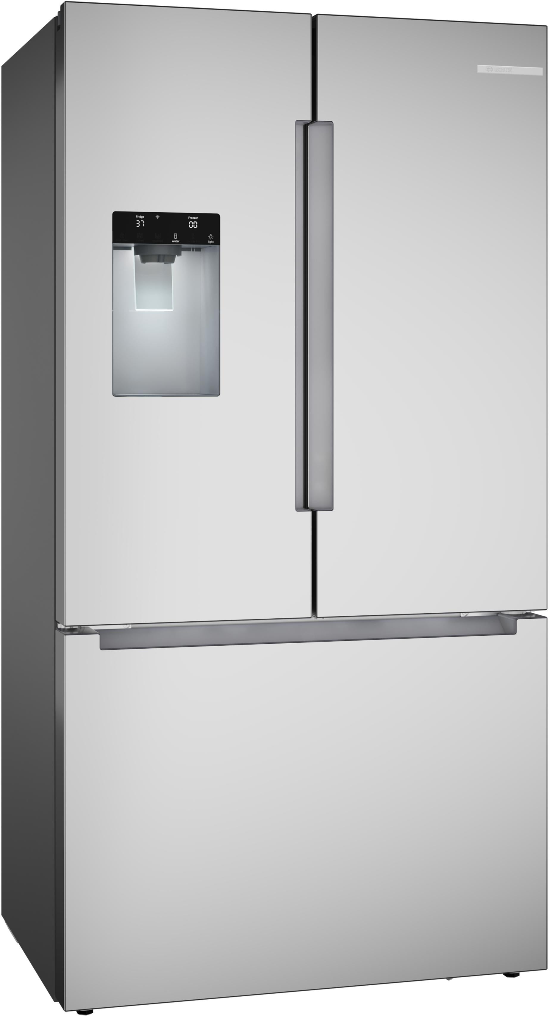 Bosch 36 Inch French Door Refrigerator: Stainless Steel