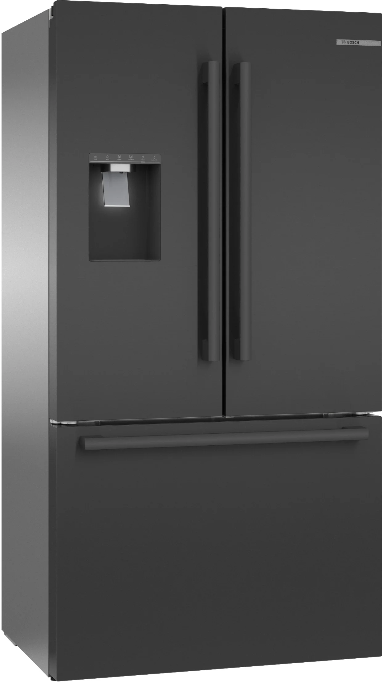 Bosch B36CD50SNB 500 Series 36 Inch Black Stainless Steel Counter Depth French Door Refrigerator