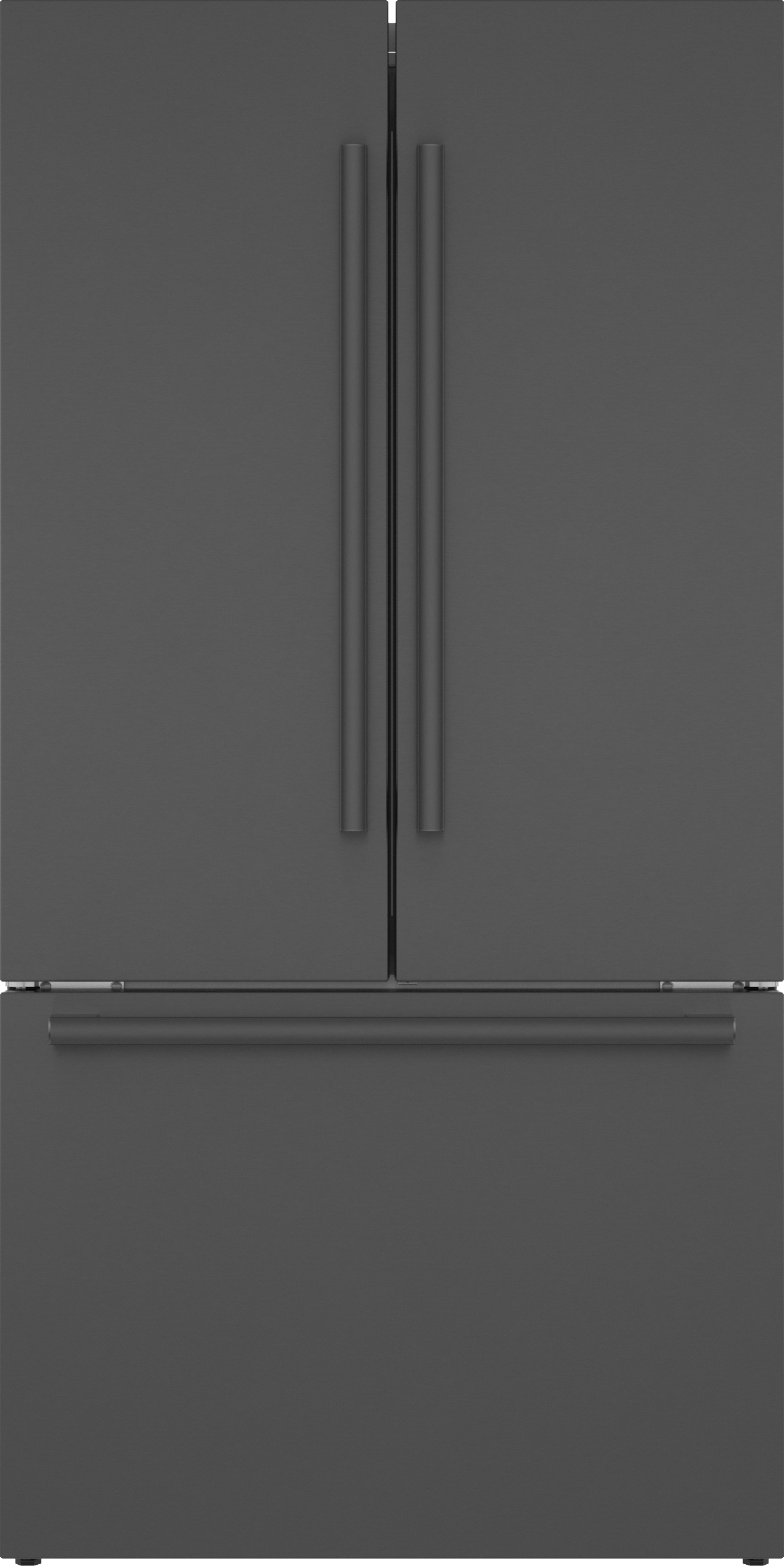 Bosch 800 Series 36 Inch French Door Bottom Mount Refrigerator: Black