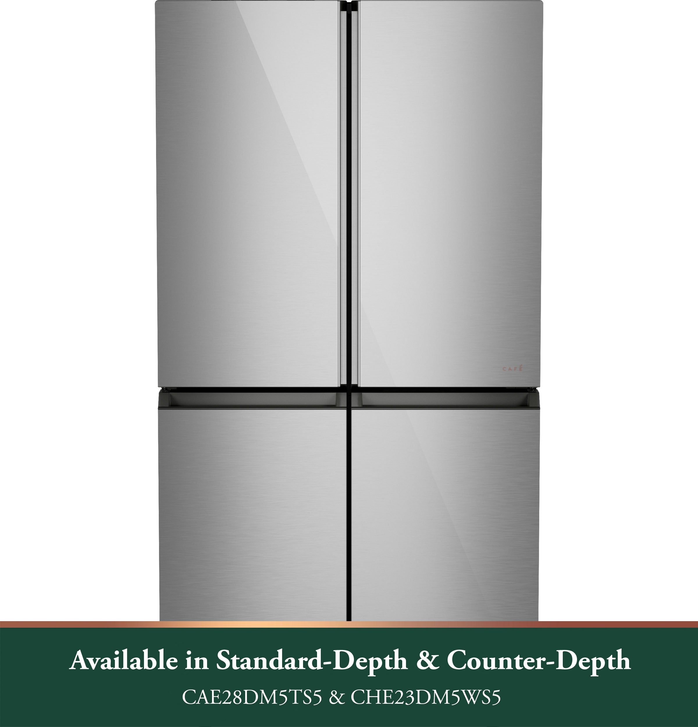 Cafe CHE23DM5WS5 23 Cu. Ft. Smart Counter-Depth Quad-Door