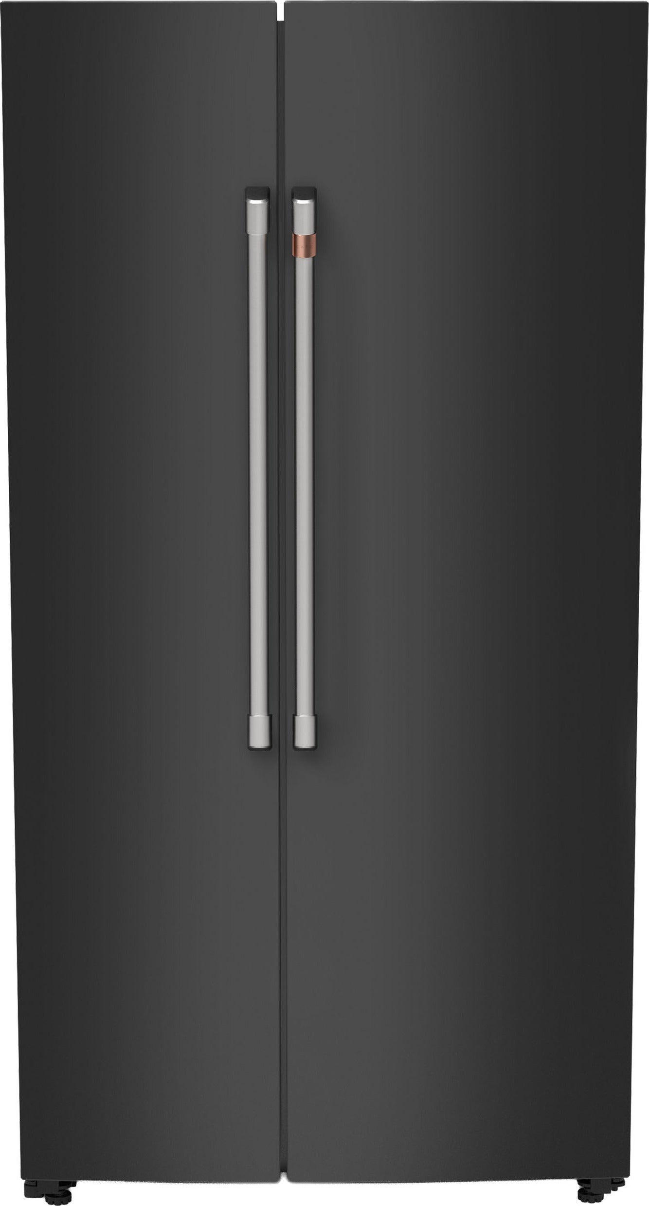 Cafe 36 Inch Counter Depth French Door Refrigerator With Internal Dispenser With AutoFill And Energy Star Qualified: Matte Black