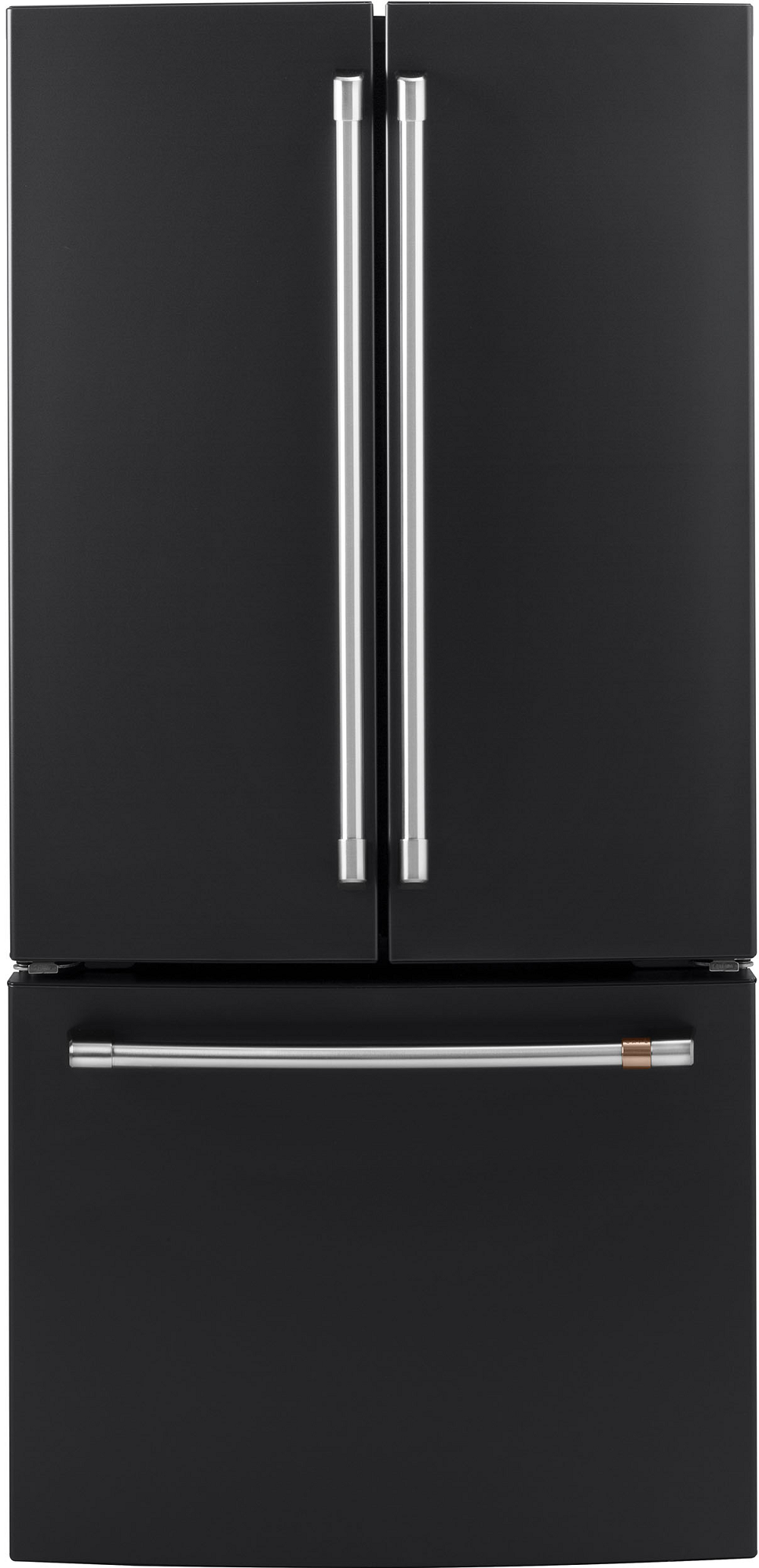Cafe 33" 18.6 cu.ft. Matte Black Counter Depth French Door Refrigeriator - Energy Star