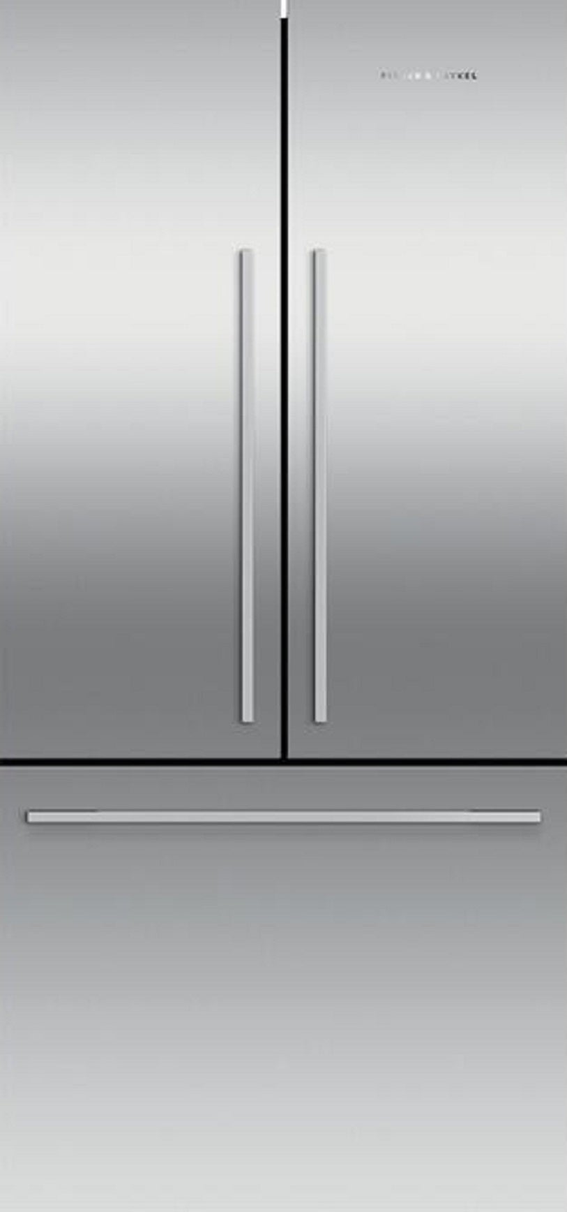 Fisher Paykel Series 7 Contemporary 32" 16.9 cu. ft. Stainless Steel Counter Depth French Door Refrigerator with Ice Maker