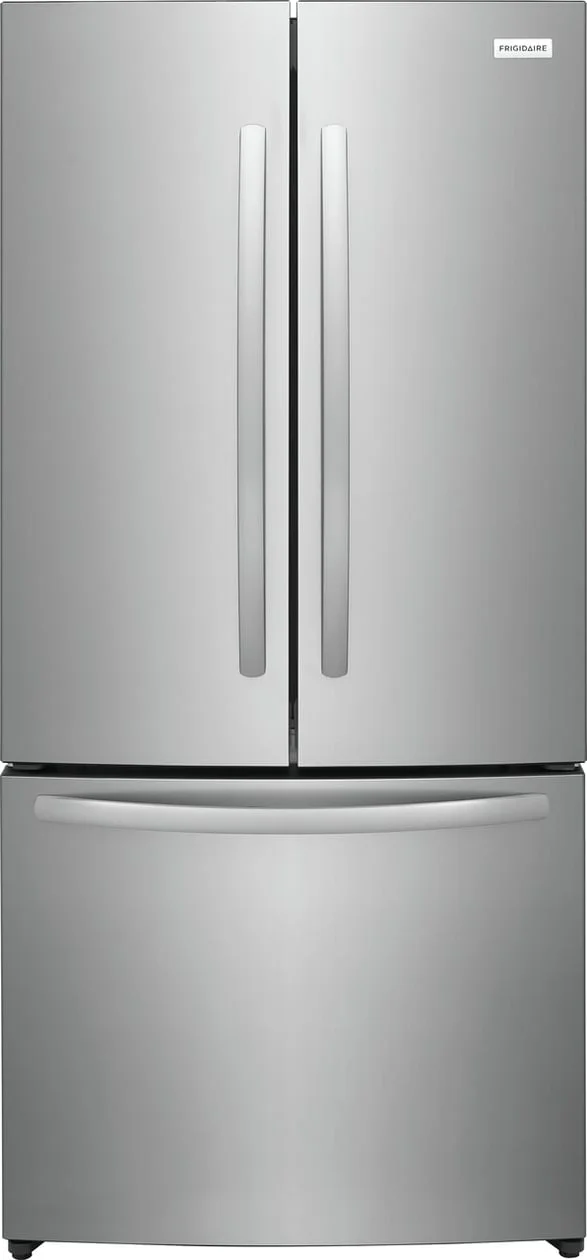 Frigidaire 32 Inch Counter Depth French Door Refrigerator, in Brushed Stainless Steel