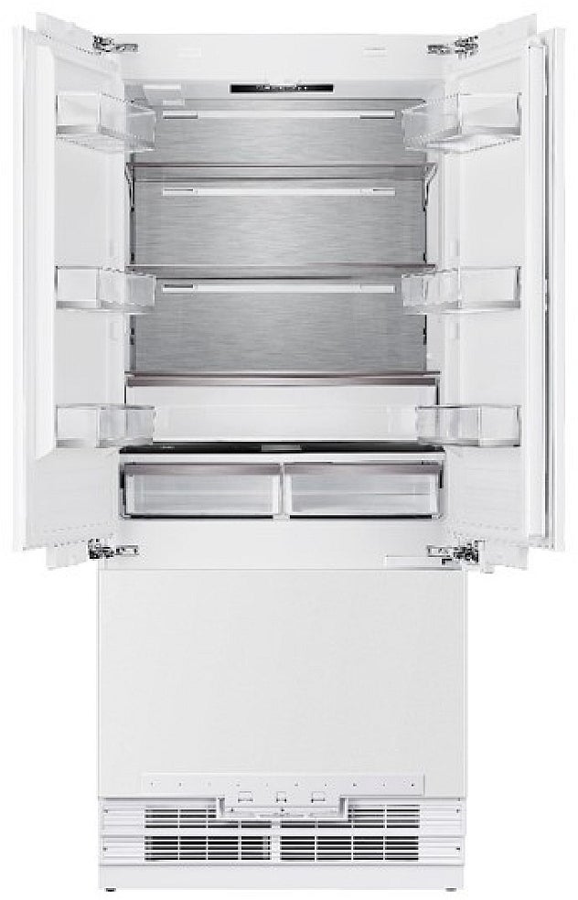 Fulgor Milano FM4FBM36IFBI 36 Inch Built-In French Door Refrigerator: Panel Panel Ready