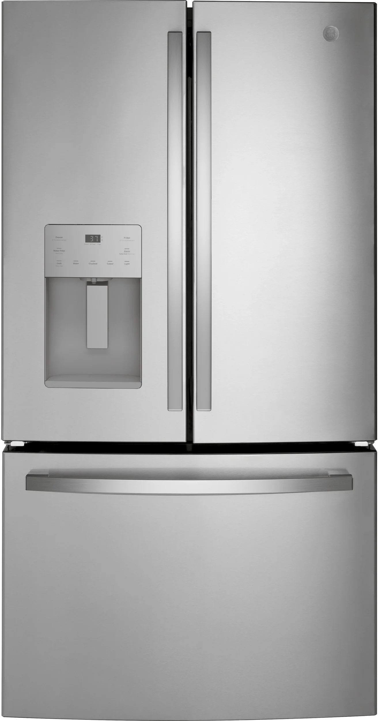 GE 36" 25.6 cu.ft. Fingerprint Resistant Stainless Steel French Door Refrigerator - Energy Star