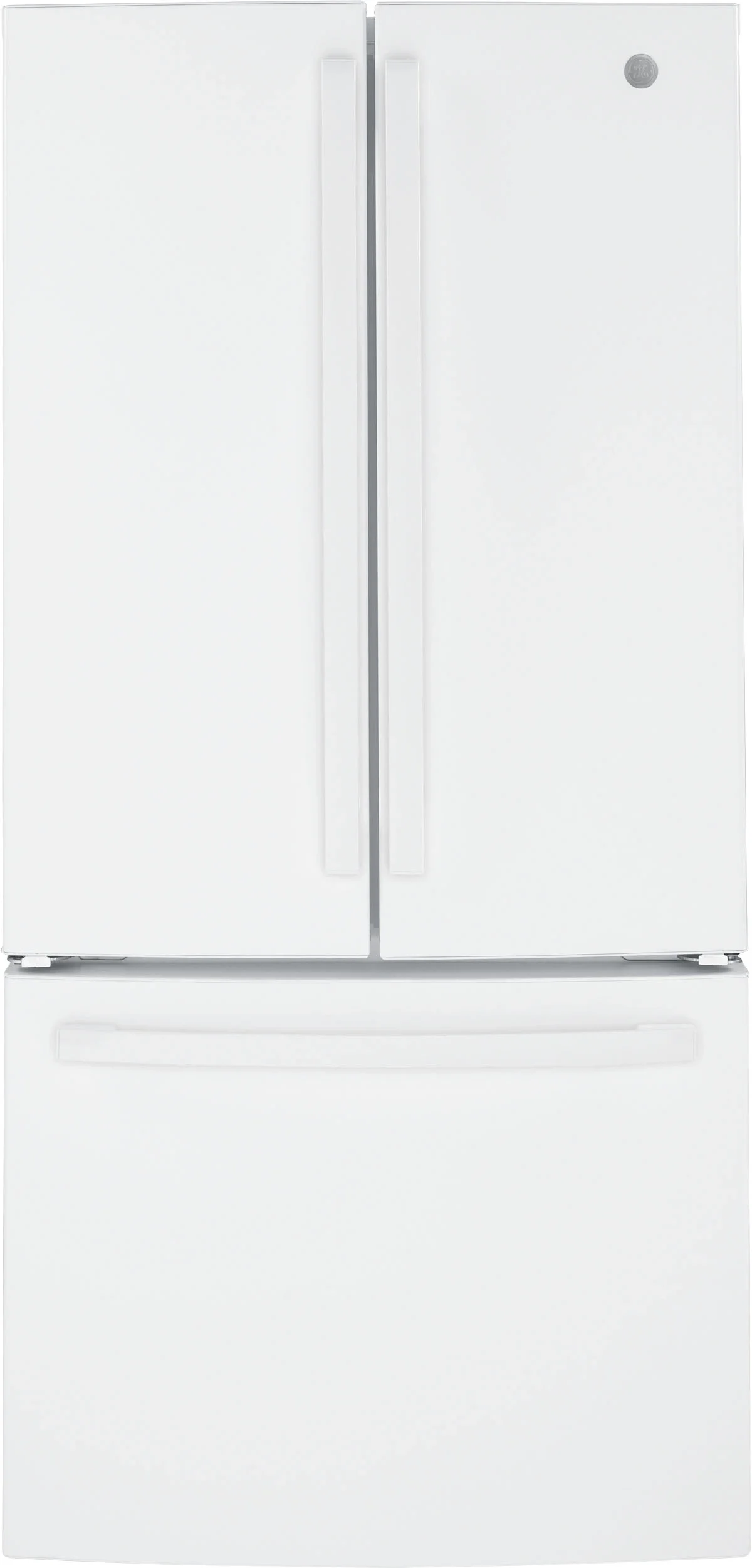 GE 33" 24.8 cu. ft. White French Door Refrigerator - Energy Star