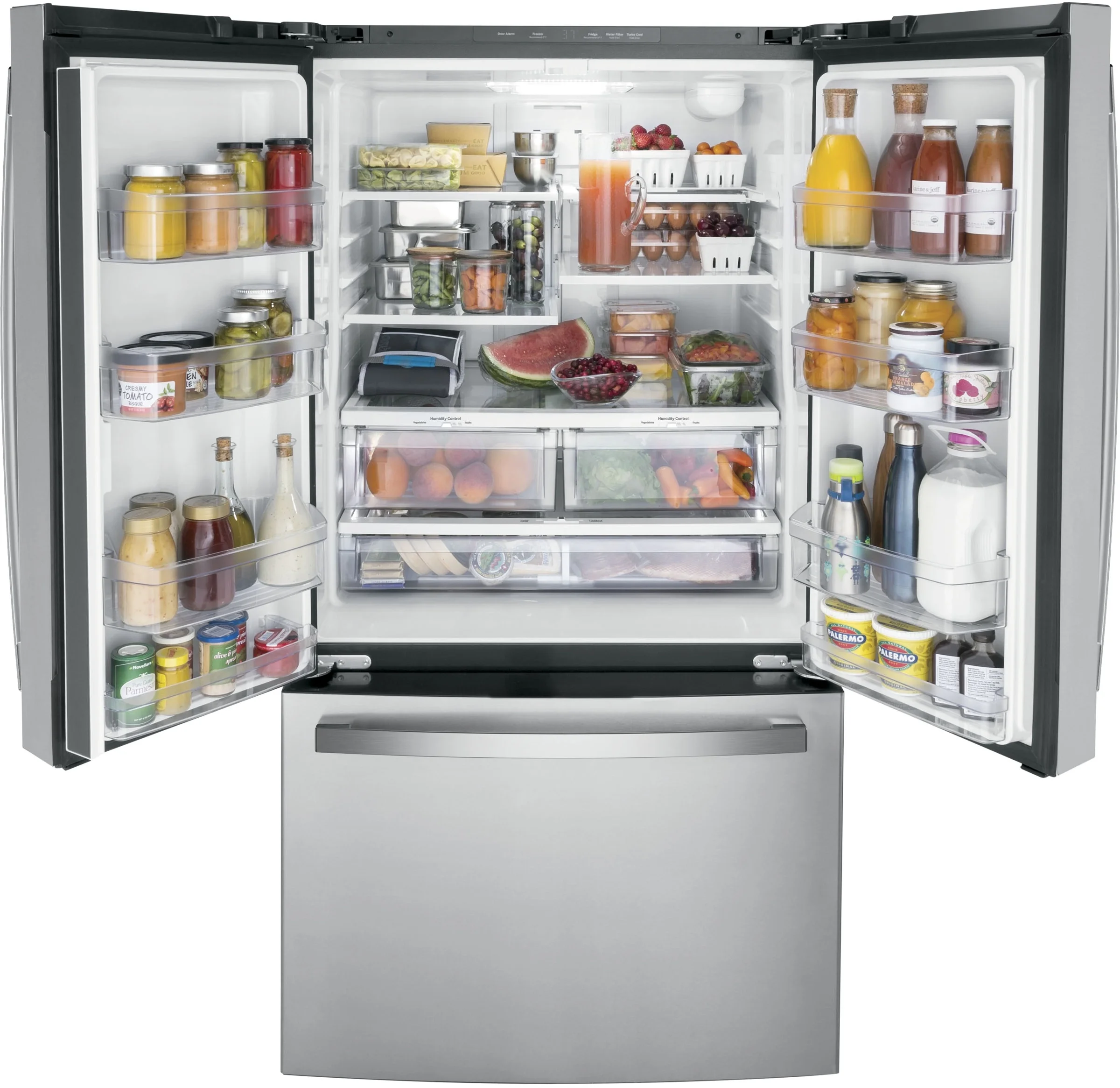 GE GNE27JYMFS 36 Inch Fingerprint Resistant Stainless Steel French