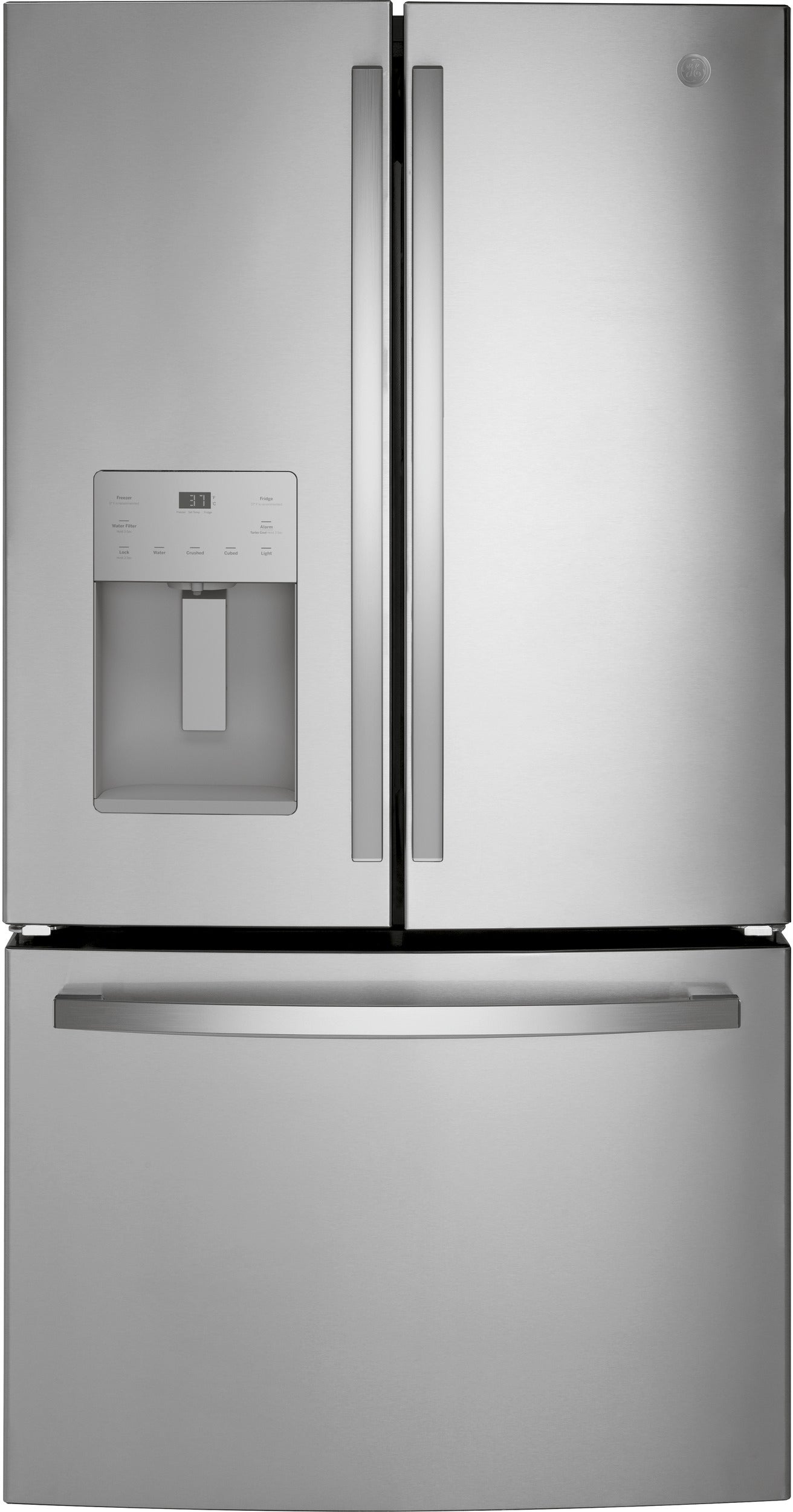 20.6 cu. ft. Counter-Depth French Door Refrigerator: Fingerprint Stainless