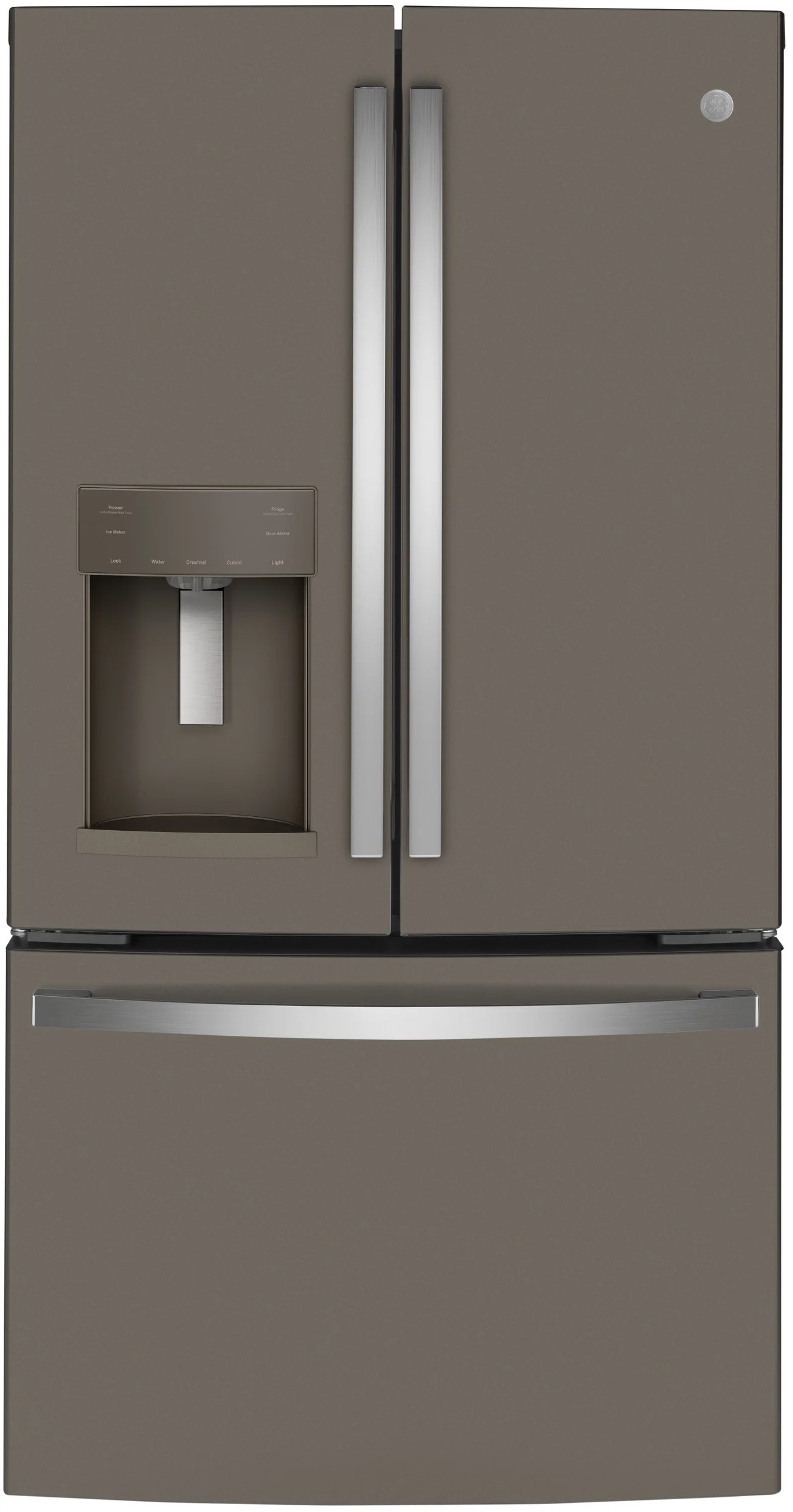 GE 36" 22.2 cu.ft. Slate Counter Depth French Door Refrigerator - Energy Star
