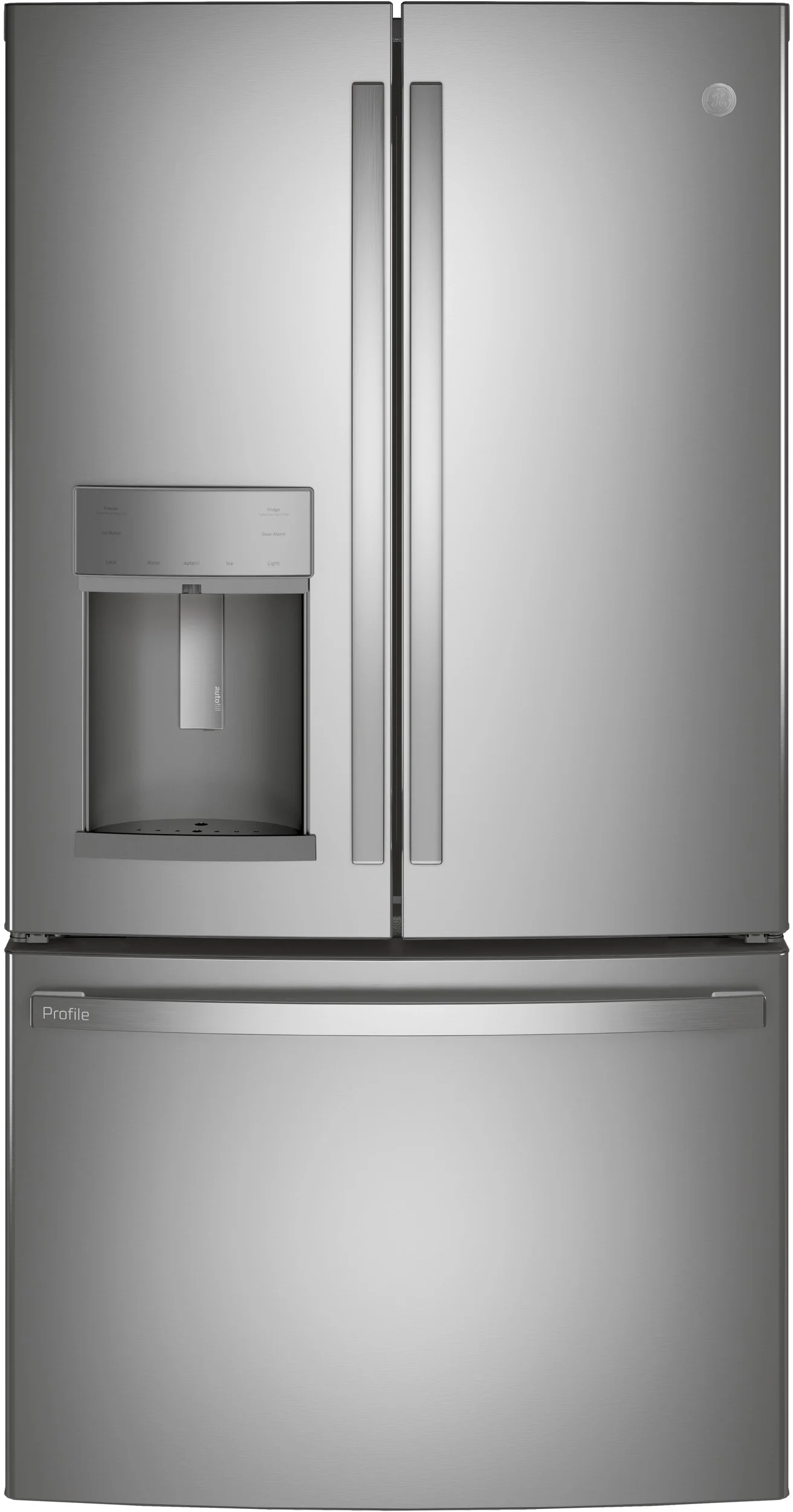 GE Profile 36" 22.1 cu.ft. Fingerprint Resistant Stainless Steel Counter Depth French Door Refrigerator with AutoFill - Energy Star