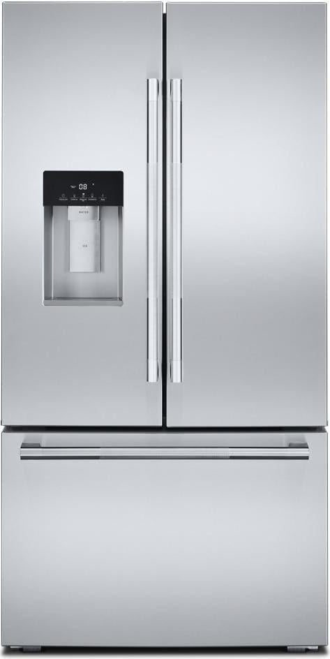 Jenn Air 36 Inch Stainless Steel French Door Refrigerator With Internal Dispenser: Stainless Steel