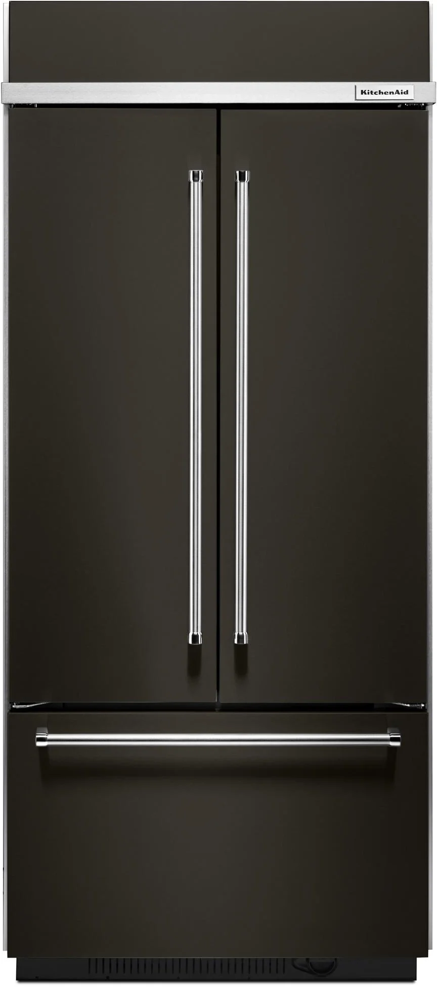 Kitchen Aid KitchenAid 36" 20.8 cu. ft. Black Stainless Steel Built-In French Door Refrigera