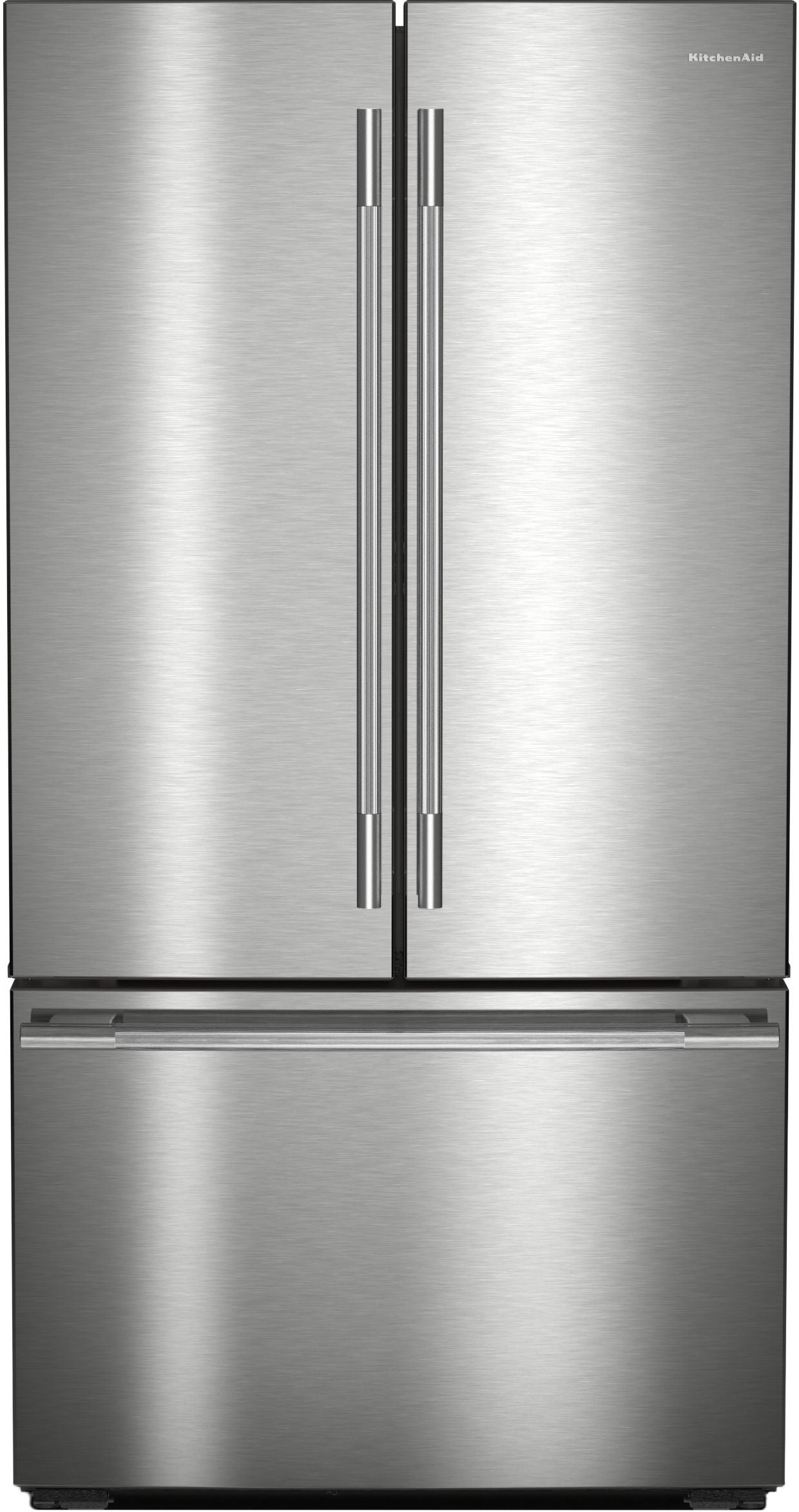 KitchenAid French Door Refrigerator With 26 Cu. Ft. Capacity Counter Depth And Stainless Steel With PrintShield Finish Color: Stainless Steel with PrintShield Finish