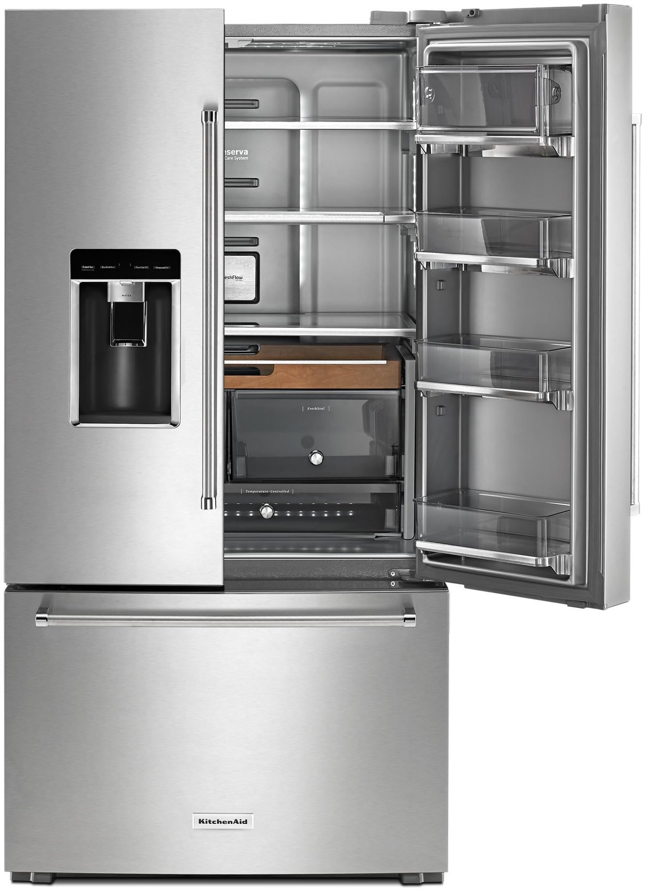 KRFC704FPS by KitchenAid - French Door Refrigerators| Greentoe.com